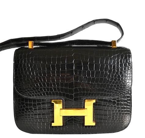 hermes constance croc bag|Hermes constance bag vintage.